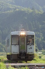 接近　クローズアップ撮影のキハ110！