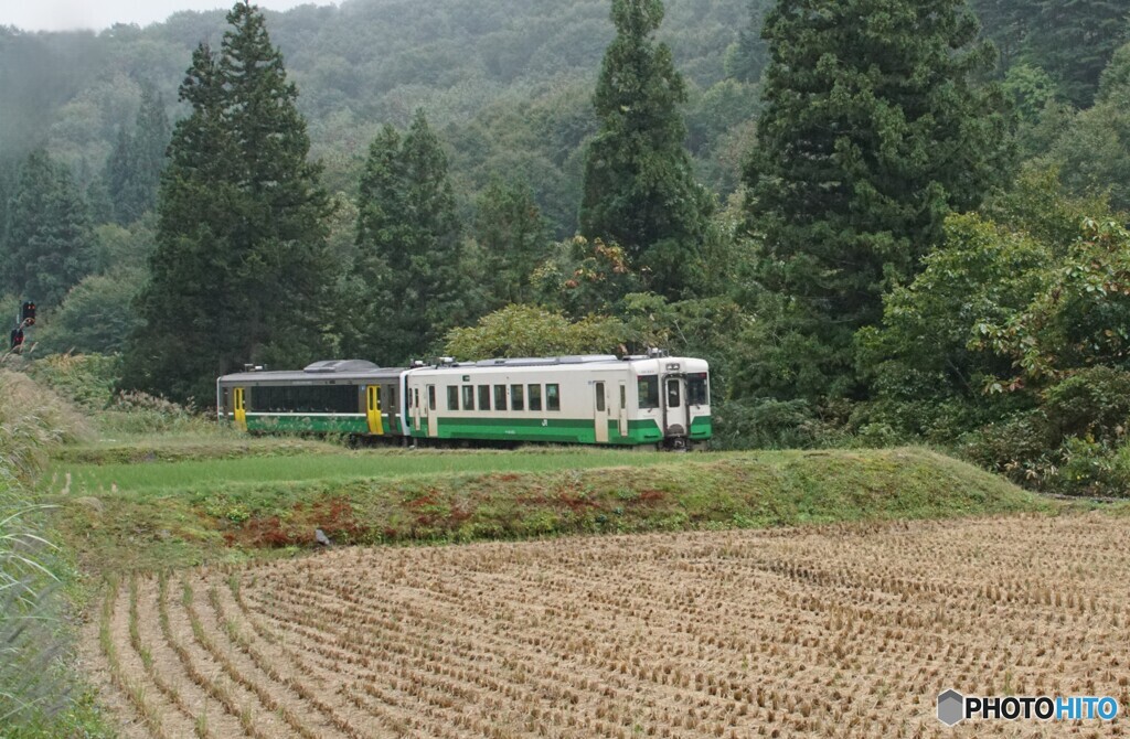 大白川駅到着間近！
