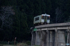 只見線　夕暮れの叶津川橋梁！