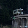 只見線　夕暮れの叶津川橋梁！