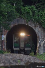 トンネル飛出し望遠撮影！