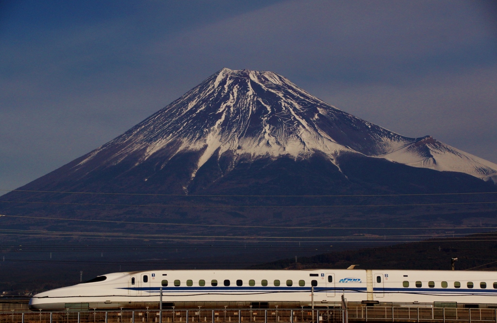 東海道新幹線と富士山④