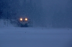 雪原に浮かぶキハ40！