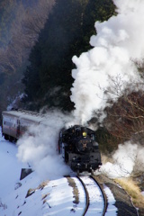 天矢場峠の雪景色！
