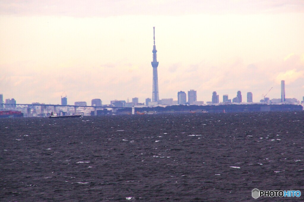海ほたるパーキングからの眺め！