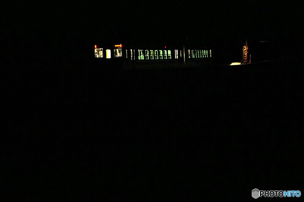 上り始発列車バックビュー撮影！