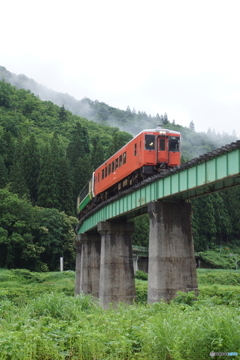 只見線　叶津川橋梁！