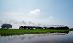 真岡鉄道のＳＬプッシュプル運転②