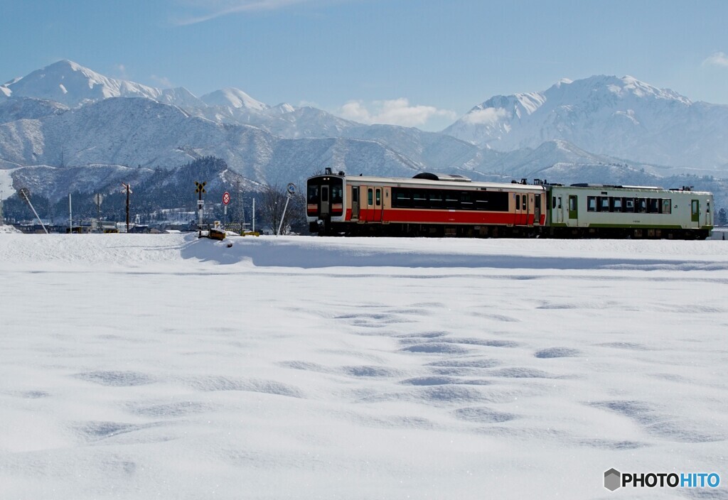 雪晴れの絶景！