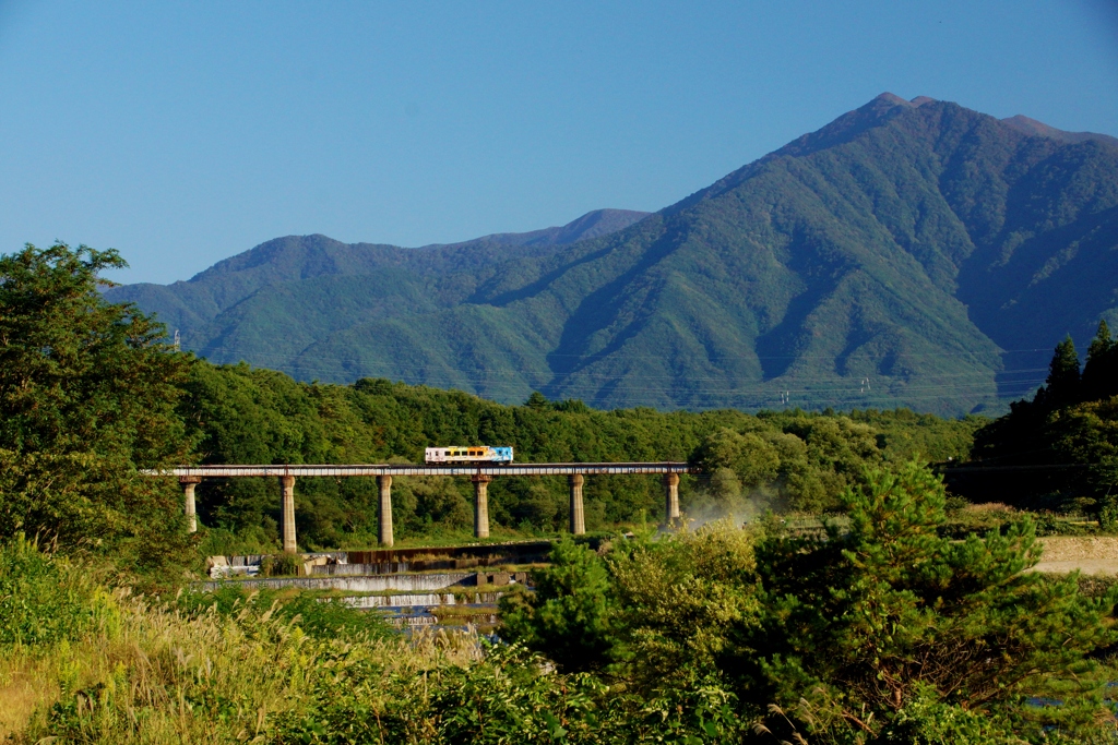あいづ鉄道の雄大な景色！①