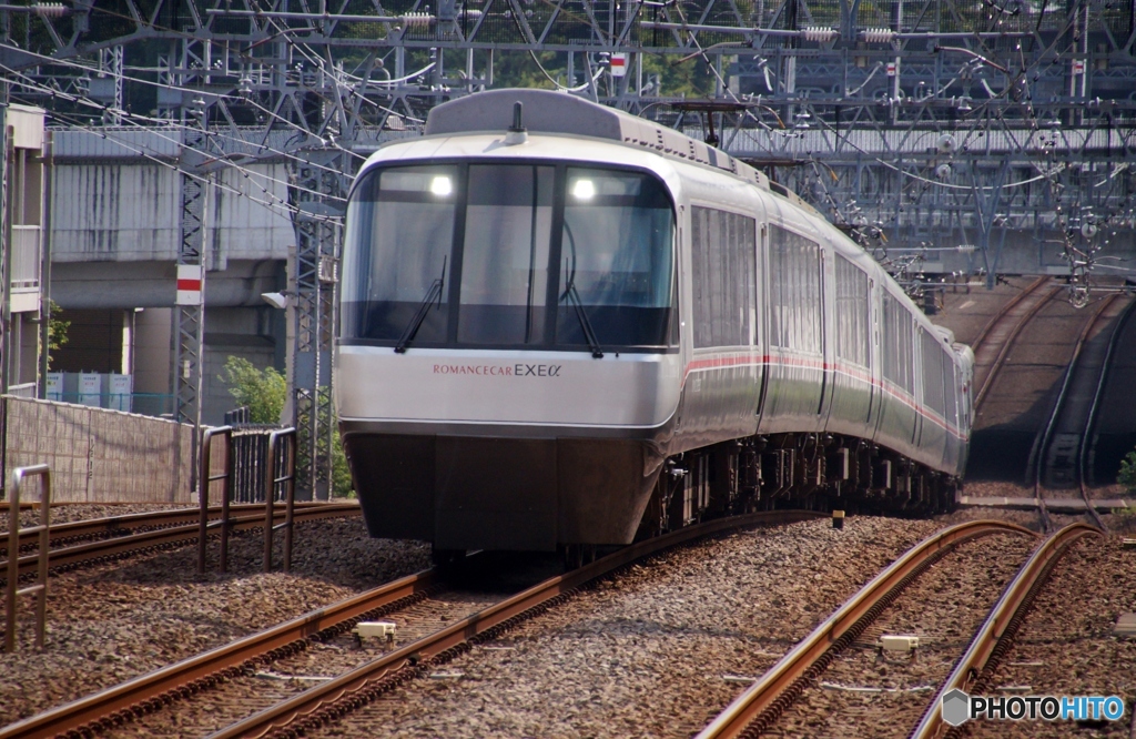 現役　小田急ロマンスカー！EXEα！