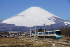 想い出の小田急20000系ロマンスカーと富士山！①