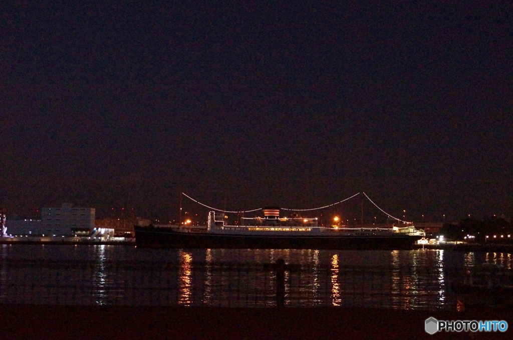 氷川丸の夜景！①