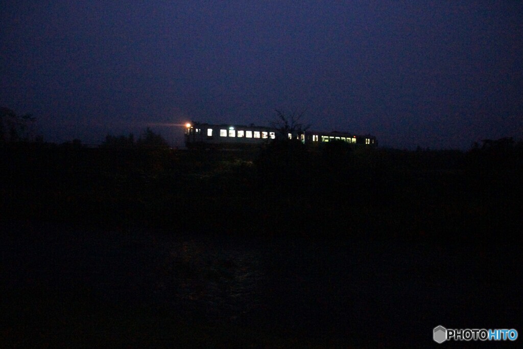 只見線の夜明けタイム！