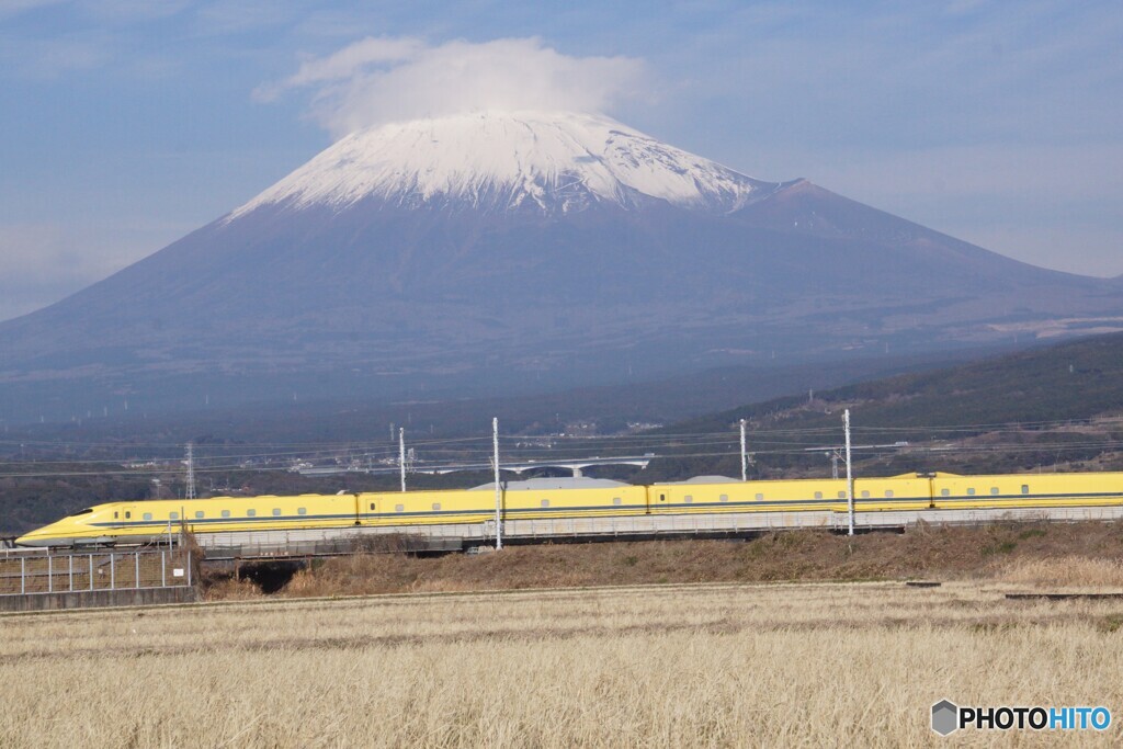 後１年頑張って！ドクターイエロー！