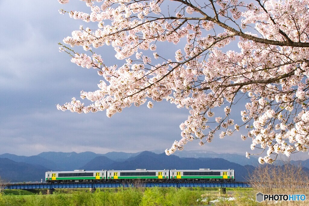 只見線唯一の３両編成列車！