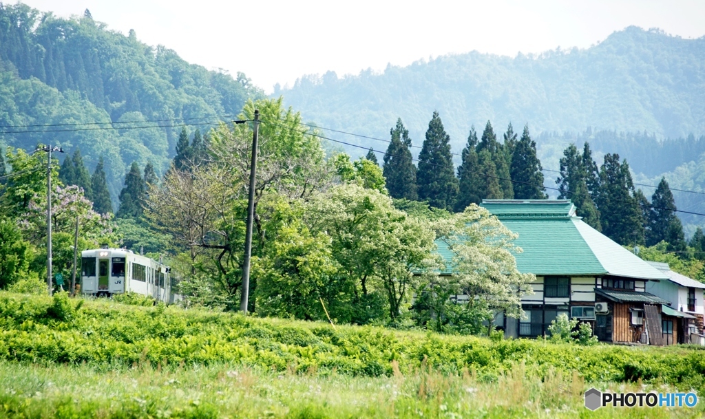 只見満喫号が奥会津の里を往く！