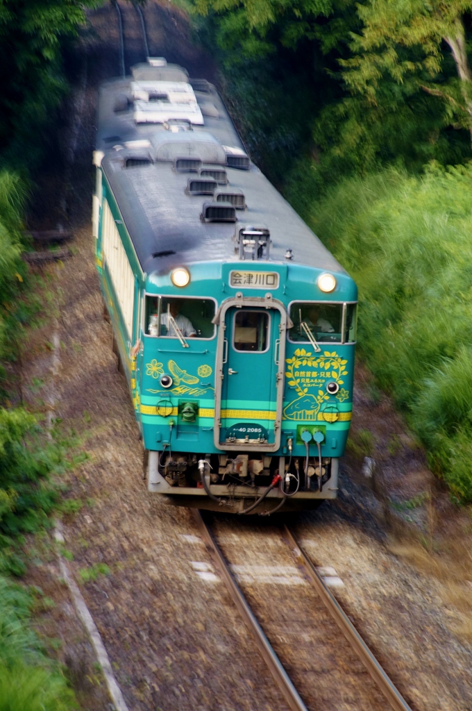 只見線キハ図鑑 今年3月登場ラッピング車両 By トッシータマ Id 写真共有サイト Photohito