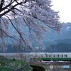 只見線　東北色のキハと桜！