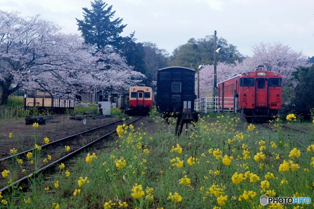 小湊鉄道　里見駅！②