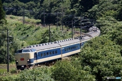 583系電車が快速「あいづ」として磐越西線を走った日！