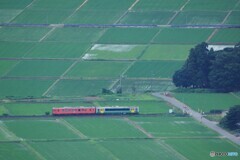 会津の米どころを俯瞰撮影！