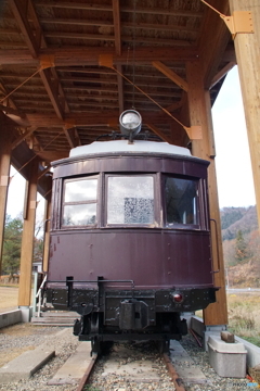 古典車両　蒲原鉄道モハ１型！