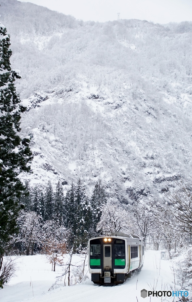 只見線　雪の情景！②（完）