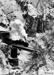 陸羽東線　C58雪景色！