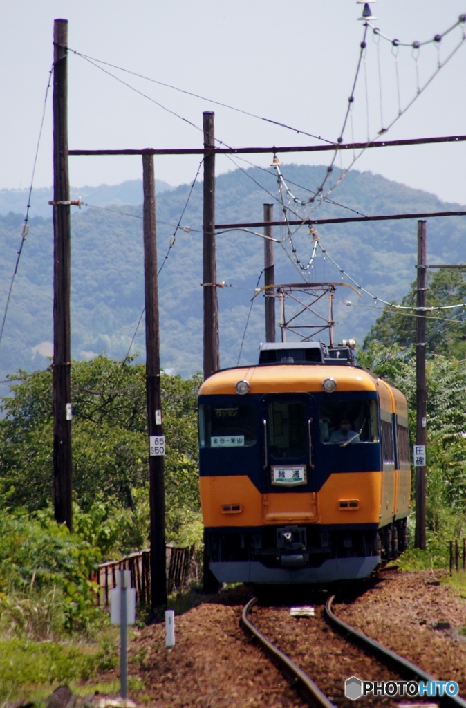 大井川鉄道　元近鉄16000系　金谷駅進入！