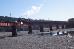大井川鉄道　SL急行　第１橋梁！