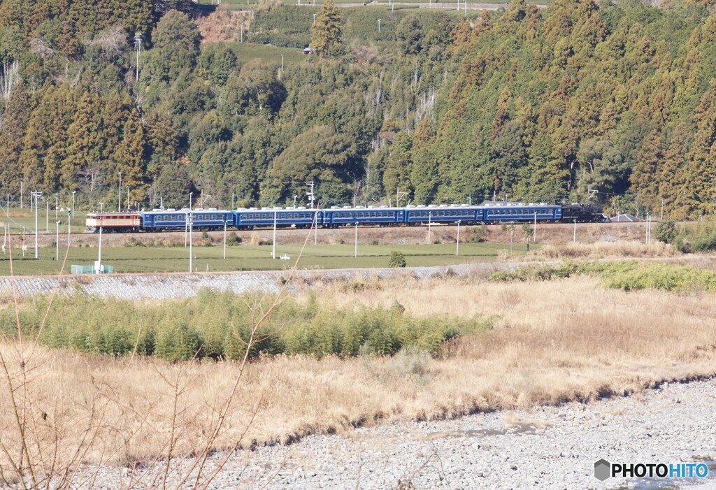 大井川鉄道　EL急行フル編成！