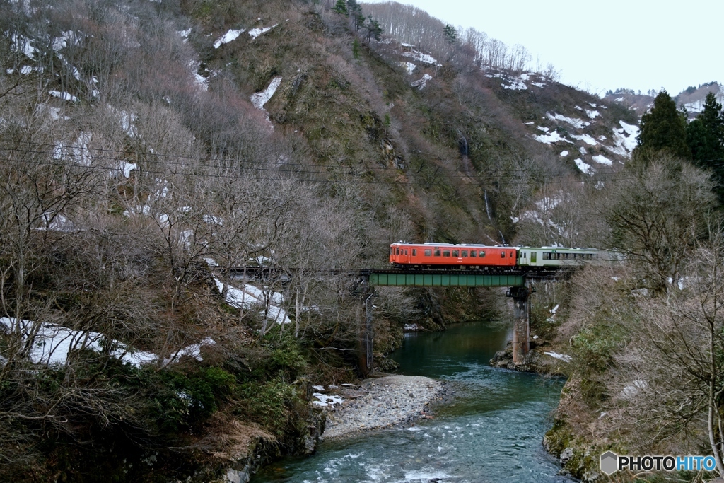 只見線　第３平石川橋梁