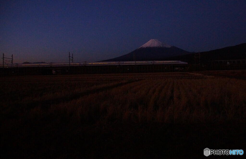年内最後の富士山と新幹線！