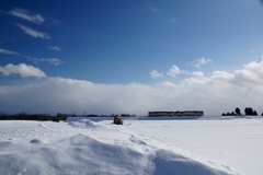 舞台田の雪原！