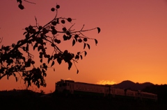 会津坂本の夕景！