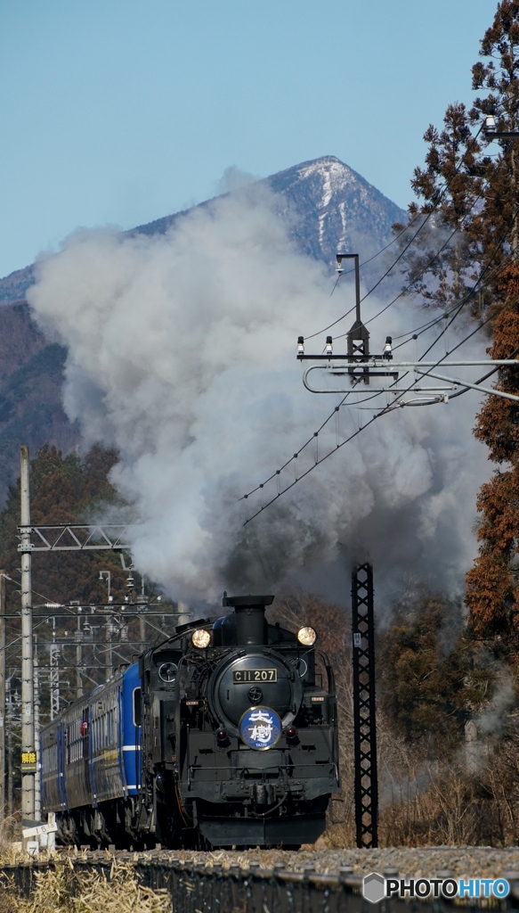 SL「大樹」４号　倉ケ崎花畑！