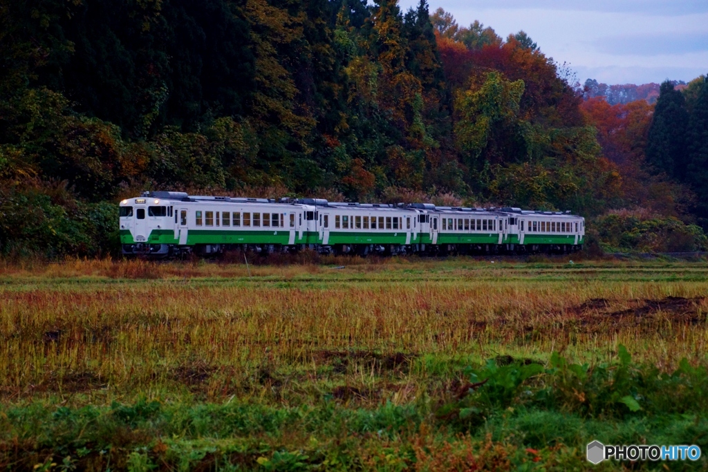 只見線　キハ40時代のロング編成！⑨