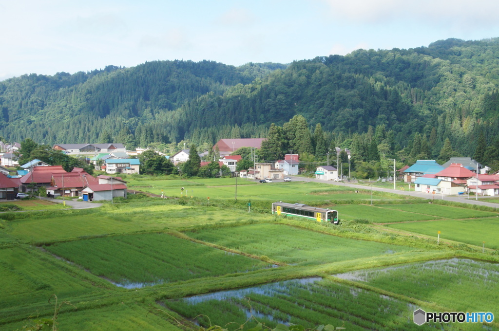 奥会津の田園風景！
