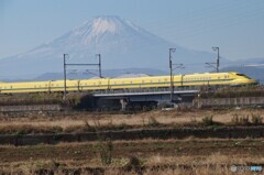 ドクターイエローと富士山partⅡ