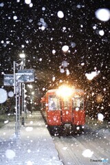 本日の只見線は大雪！イン大白川！