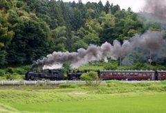 真岡鉄道ＳＬ重連③