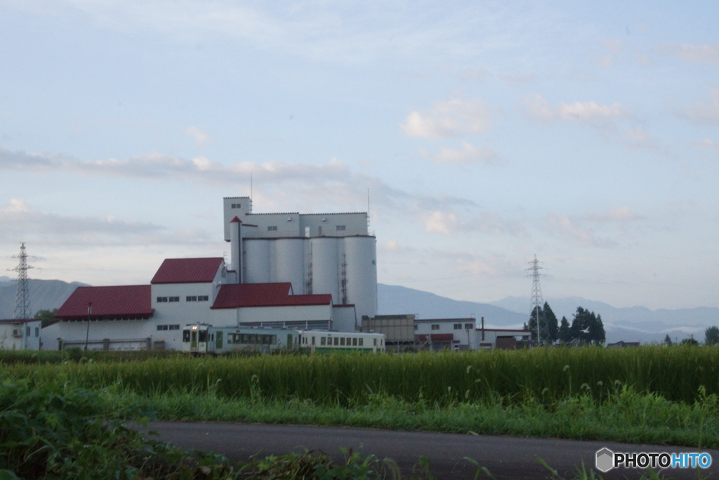 新潟県の米処を進む只見線！