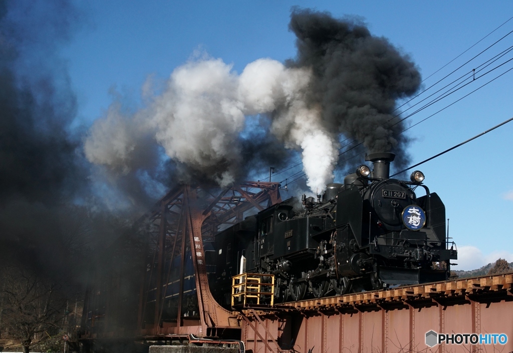 SL「大樹」砥川橋梁を往く！