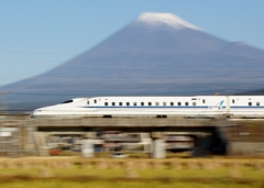 富士山と新幹線！③