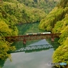 新緑の只見線　第３橋梁！