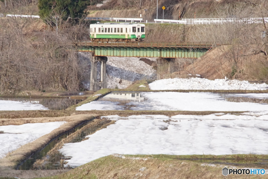 大倉沢休憩所の鉄橋　逆向きバージョン！
