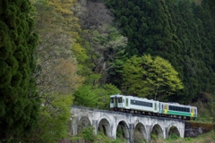 只見線　メガネ橋！
