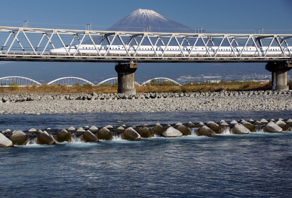 富士山と新幹線！④