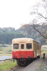 小湊鉄道　駅到着シーン！